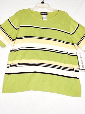 Sag Harbor Women's Knit Top Size 2X NWT